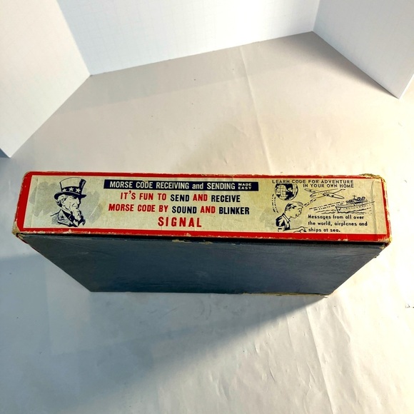 Vintage 50’s Morse Code Signal Key and Instructional 45 RPM Vinyl Record - Picture 8 of 11